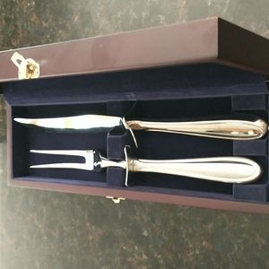 Knife and serving fork set